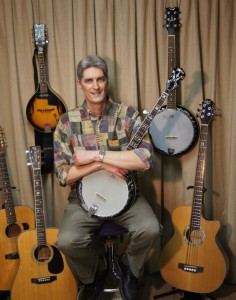 Phil with some of his instruments